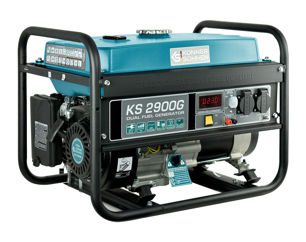LPG/Benzininis generatorius "Könner & Söhnen" KS 2900G