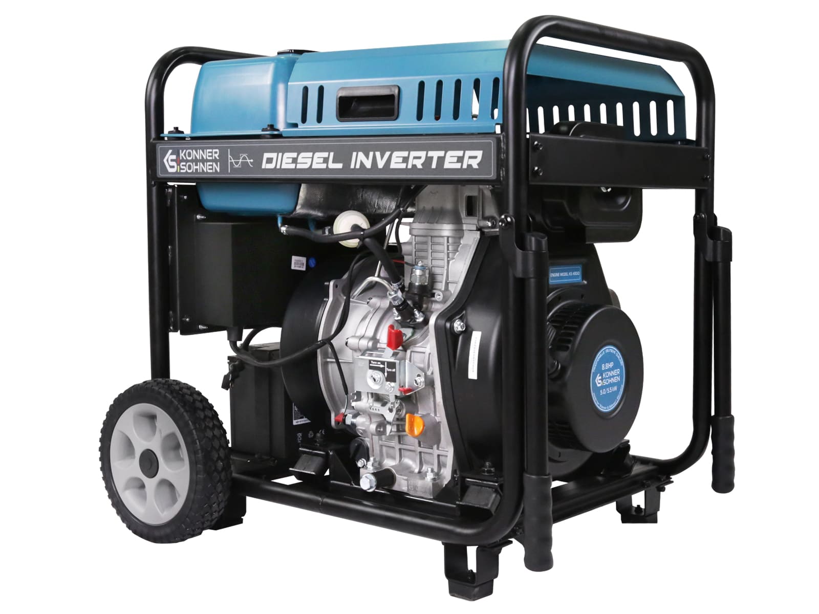 Dyzelinis inverterinis generatorius KS 6100iDЕ ATSR