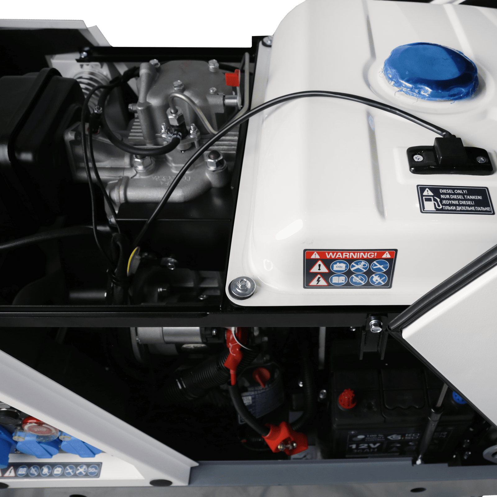 Dyzelinis inverterinis generatorius garso izoliacijos korpuse KS 6500iDE S ATSR