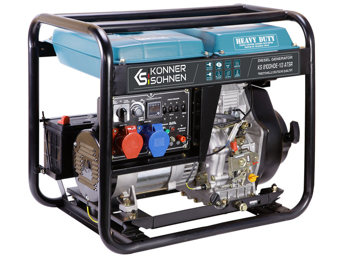 Dyzelinis generatorius "Könner & Söhnen" KS 8100HDE-1/3 ATSR (EURO V)