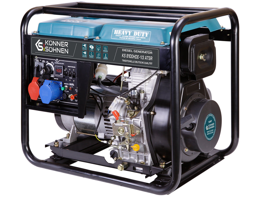 Dyzelinis generatorius "Könner & Söhnen" KS 8100HDE-1/3 ATSR (EURO V)