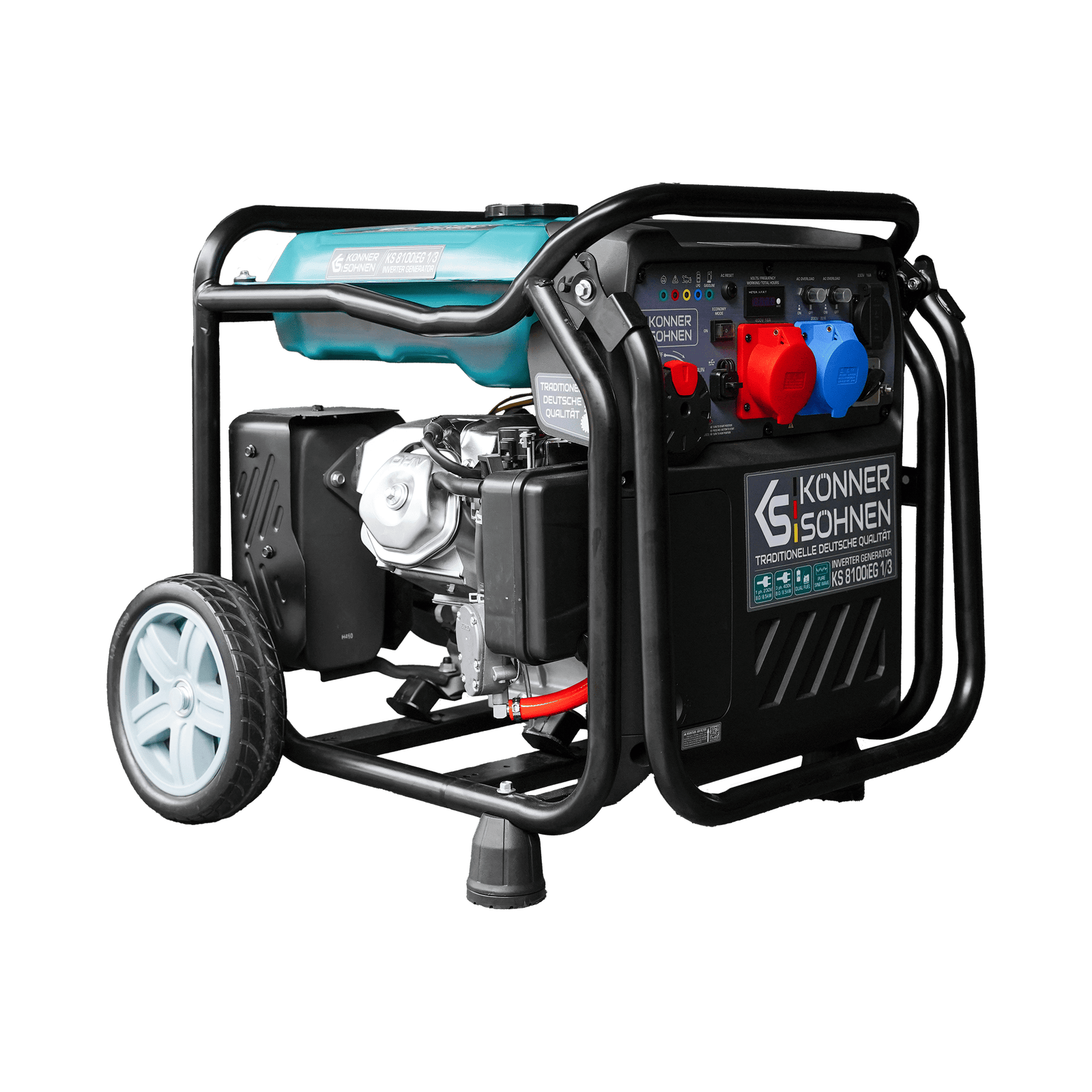 LPG/benzino inverterinis generatorius KS 8100iEG 1/3