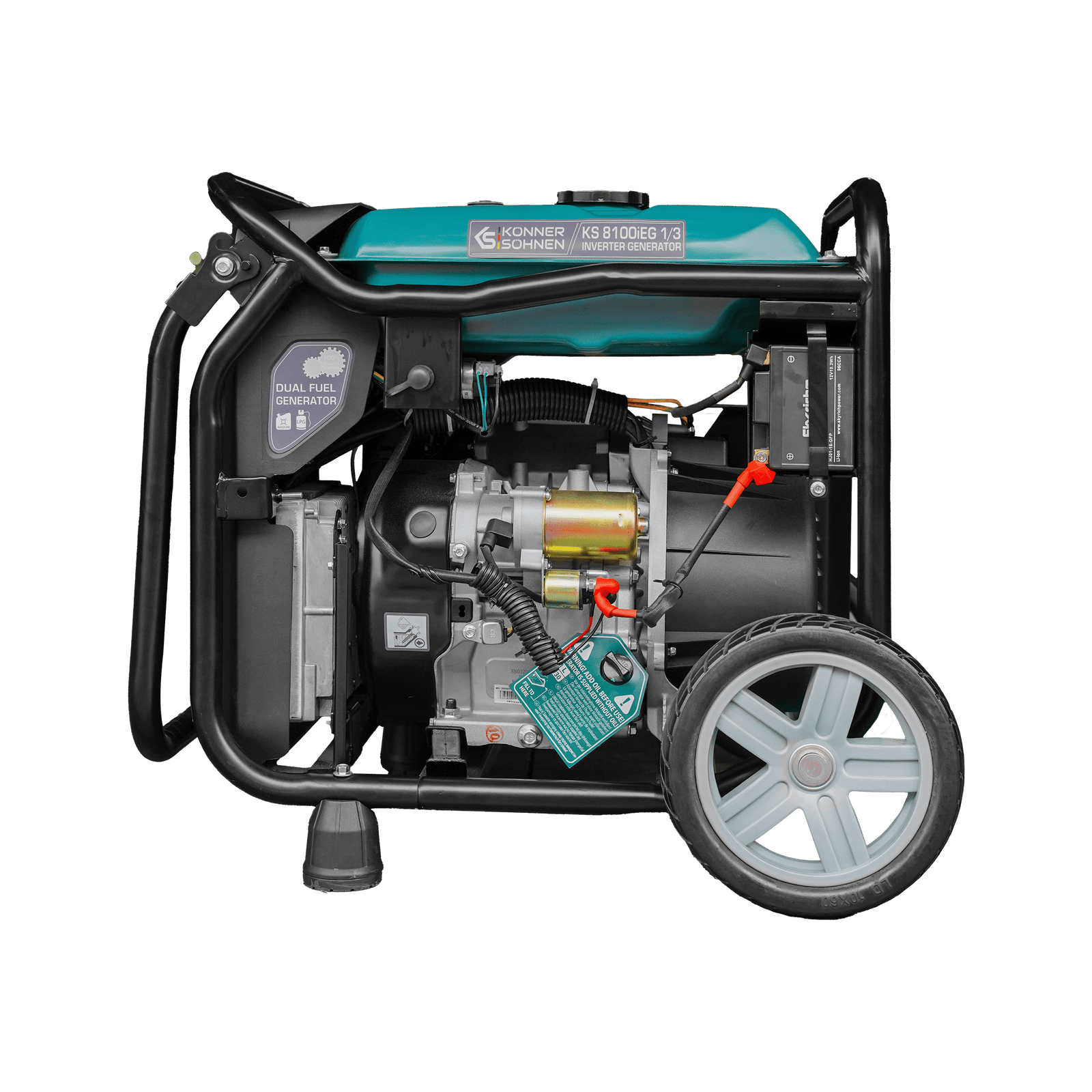 LPG/benzino inverterinis generatorius KS 8100iEG 1/3