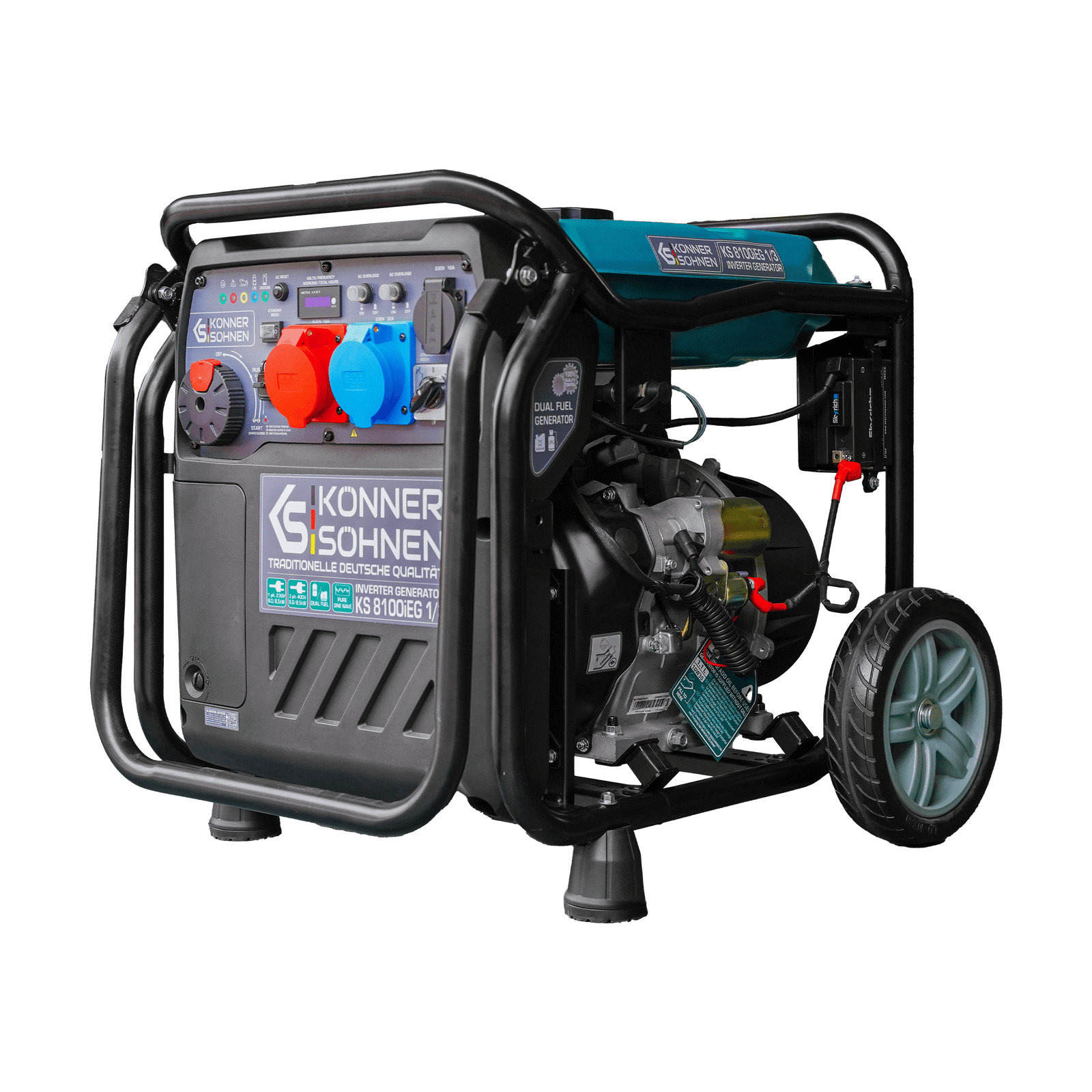 LPG/benzino inverterinis generatorius KS 8100iEG 1/3