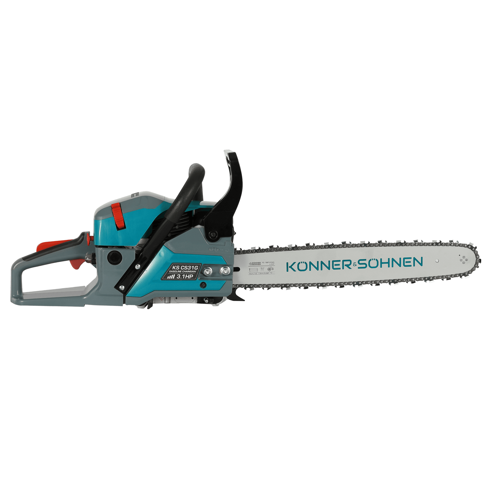 Benzininis grandininis pjūklas KS CS31G-18