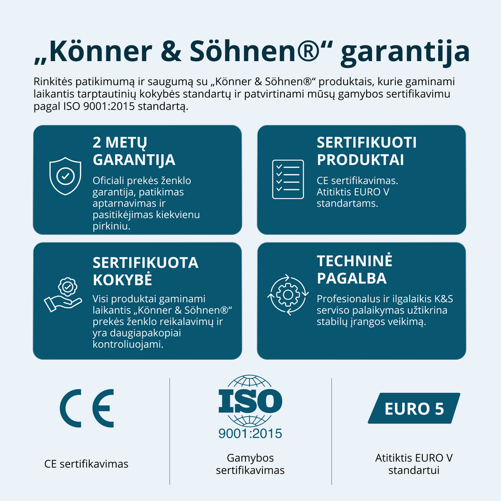 Dvigubo kuro inverterinis generatorius KS 6500iEG