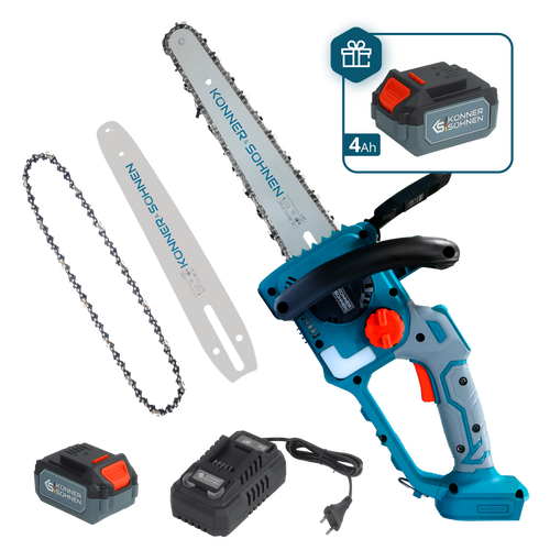 Belaidis Mini Grandininis Pjūklas KS MCS20V-12 SET PLUS