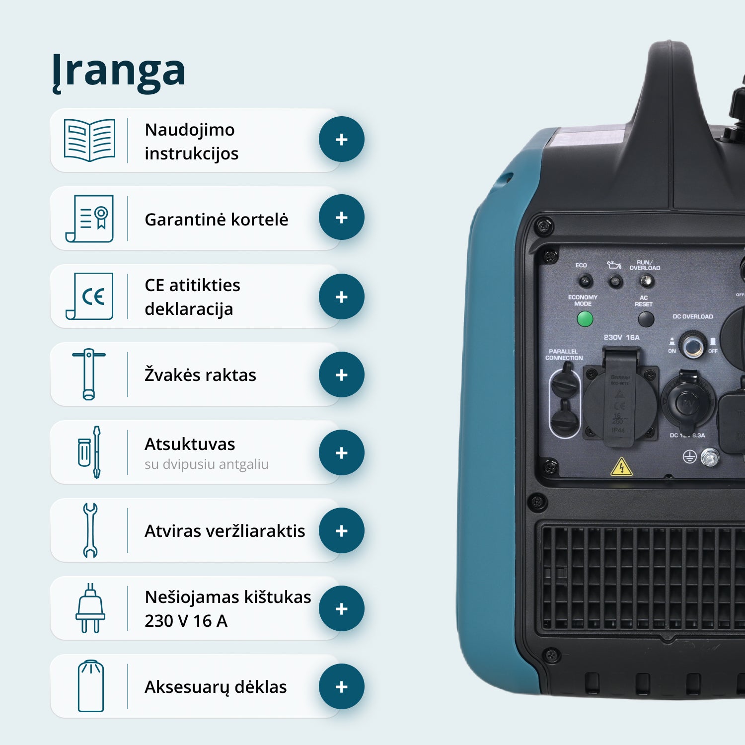 Inverterinis generatorius KS 1900i S