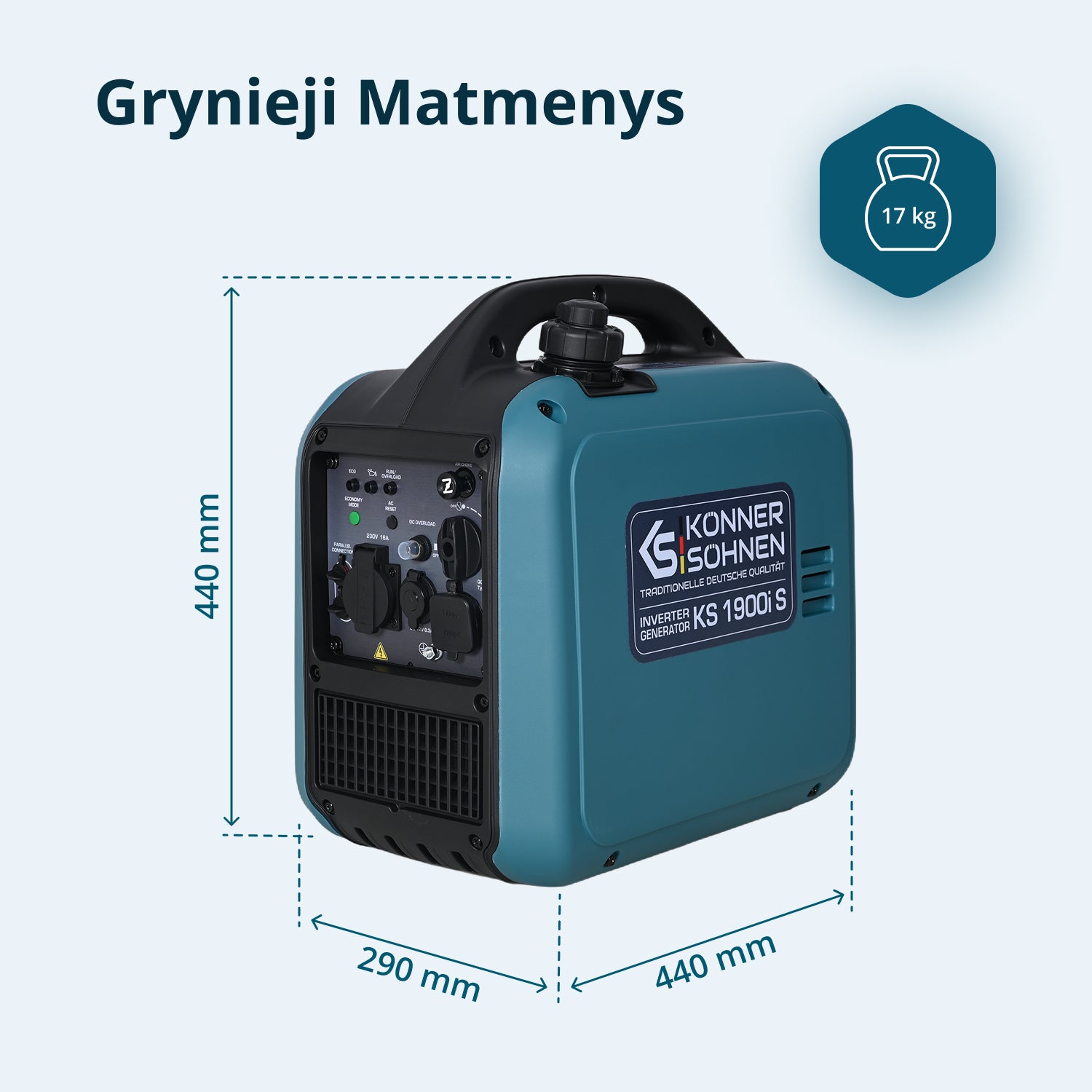 Inverterinis generatorius KS 1900i S
