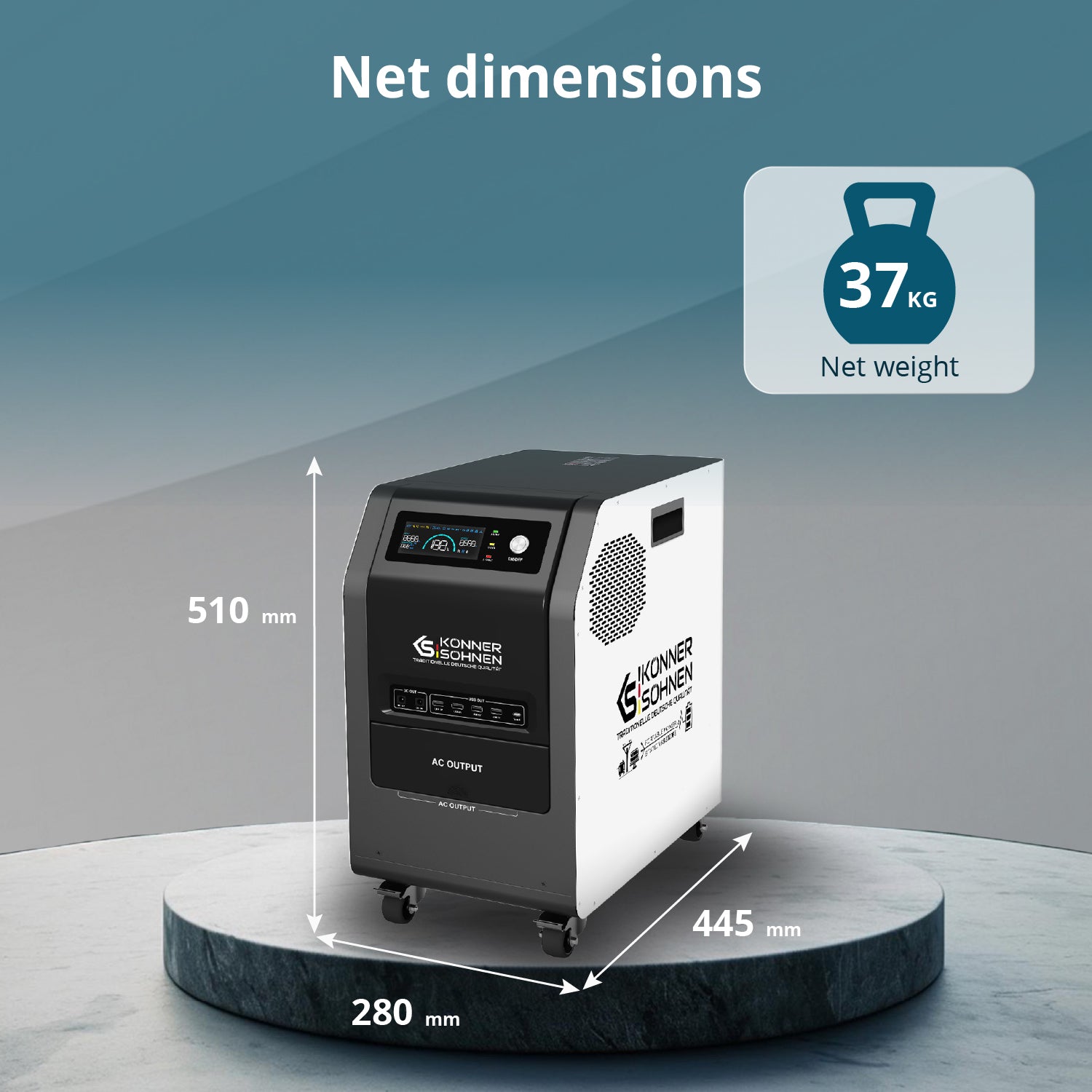 Nešiojama elektros stotis KS 3000PS