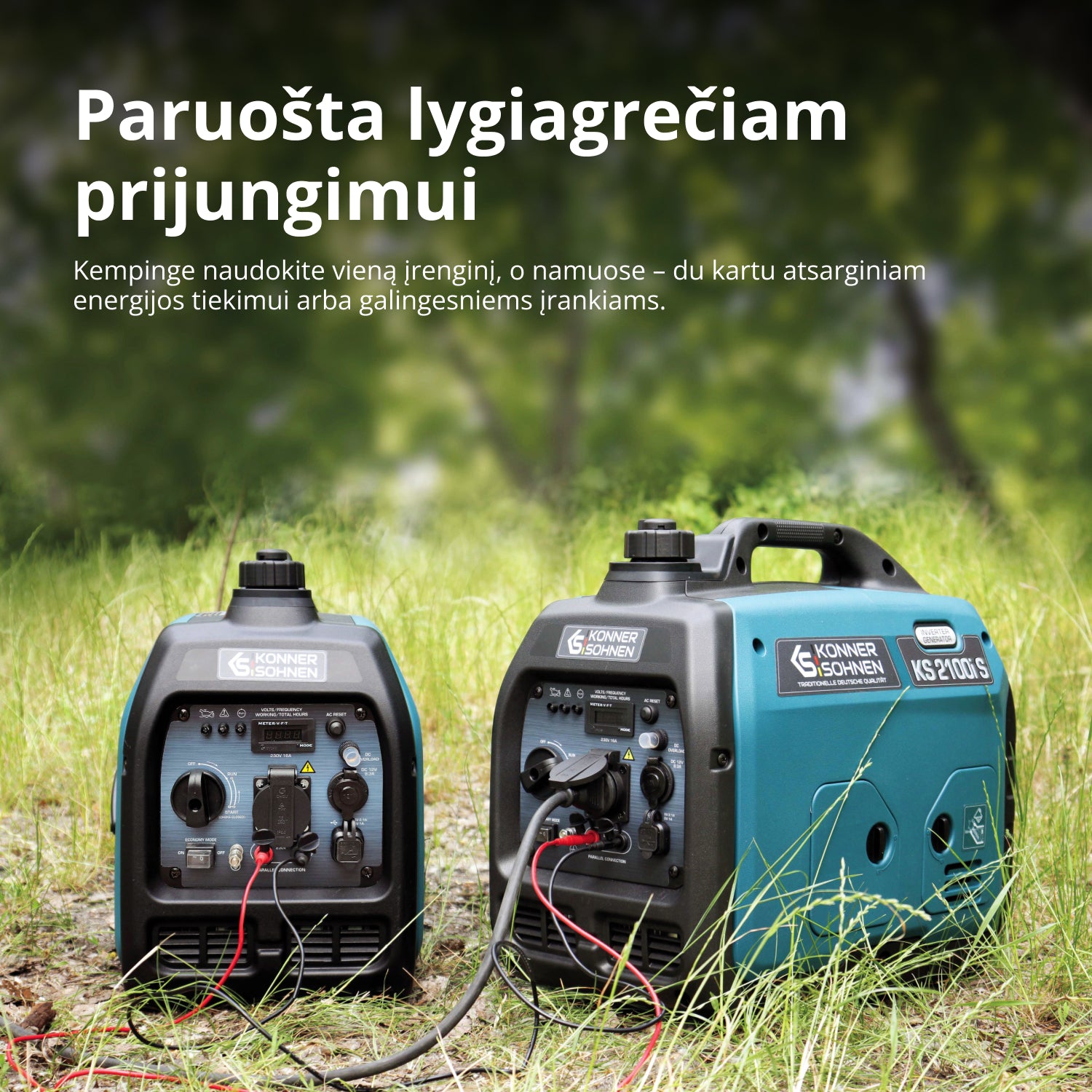 LPG/benzino inverterinis generatorius KS 3100iG S