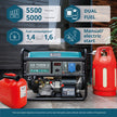 LPG/Benzininis generatorius "Könner & Söhnen" KS 7000E G thumbnail