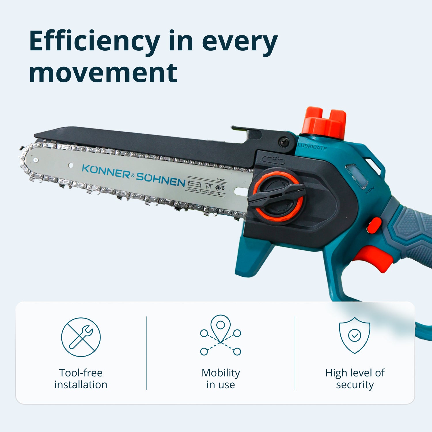 Cordless Mini Chainsaw KS MCS20V-8