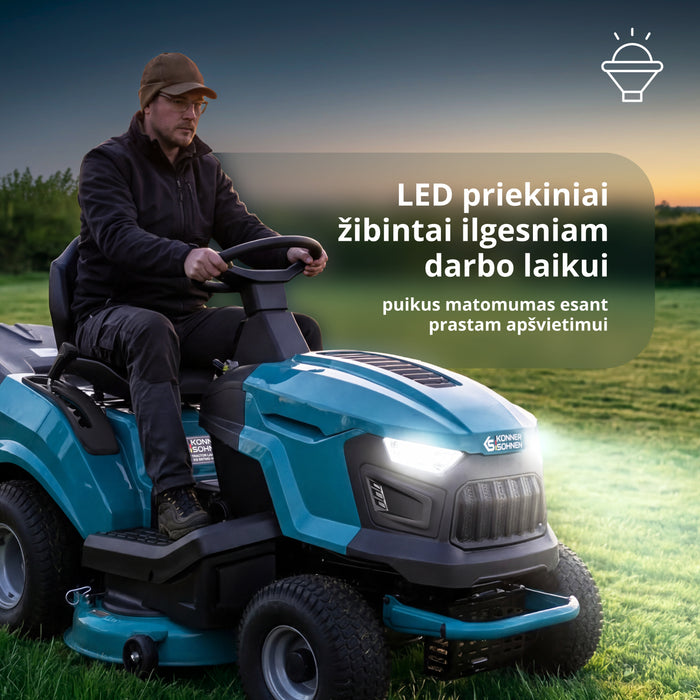 Benzininė traktorinė vejapjovė KS 98TMG-H