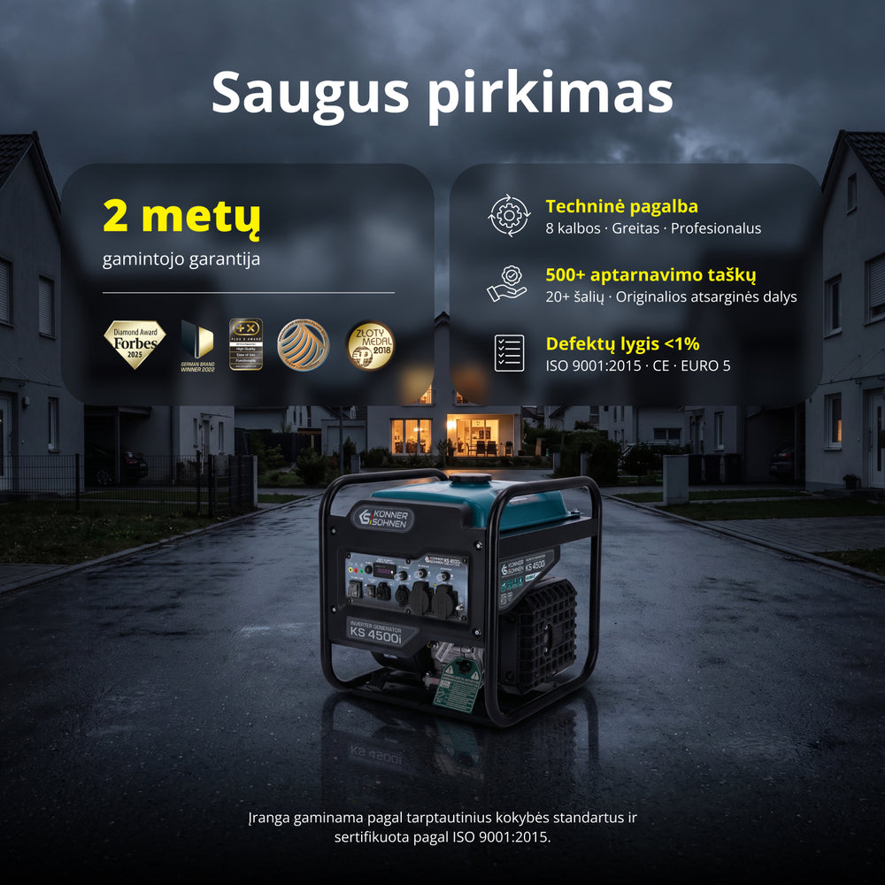 Inverterinis generatorius KS 4500i