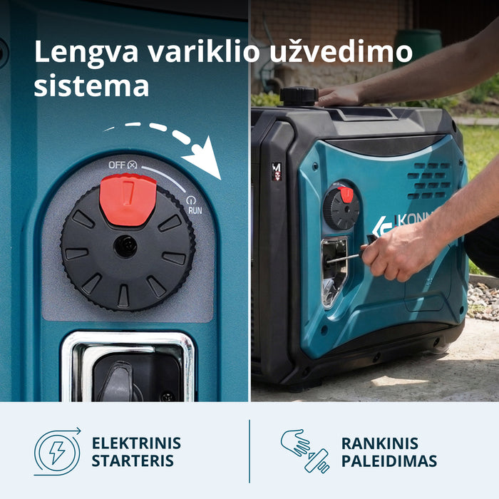 Inverterinis generatorius KS 6000iE S