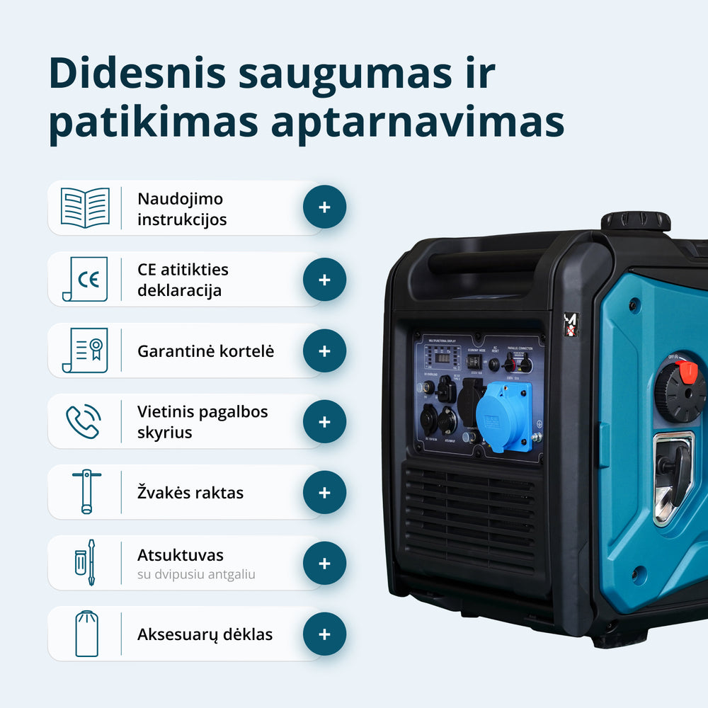 Inverterinis generatorius KS 6000iE S