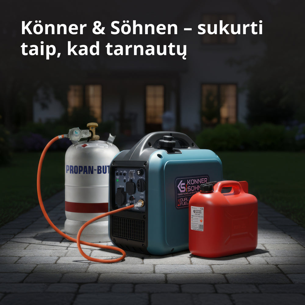 Inverterinis generatorius (LPG/benzinas) KS 1900iG S