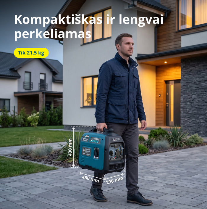 Inverterinis generatorius KS 3100i S