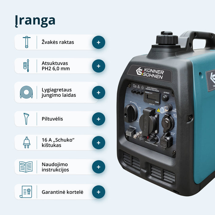 Inverterinis generatorius KS 3100i S