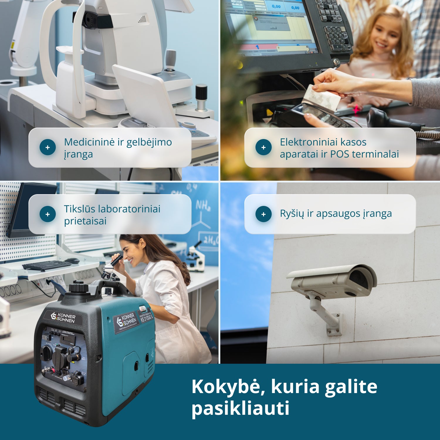 LPG/benzino inverterinis generatorius KS 3100iG S