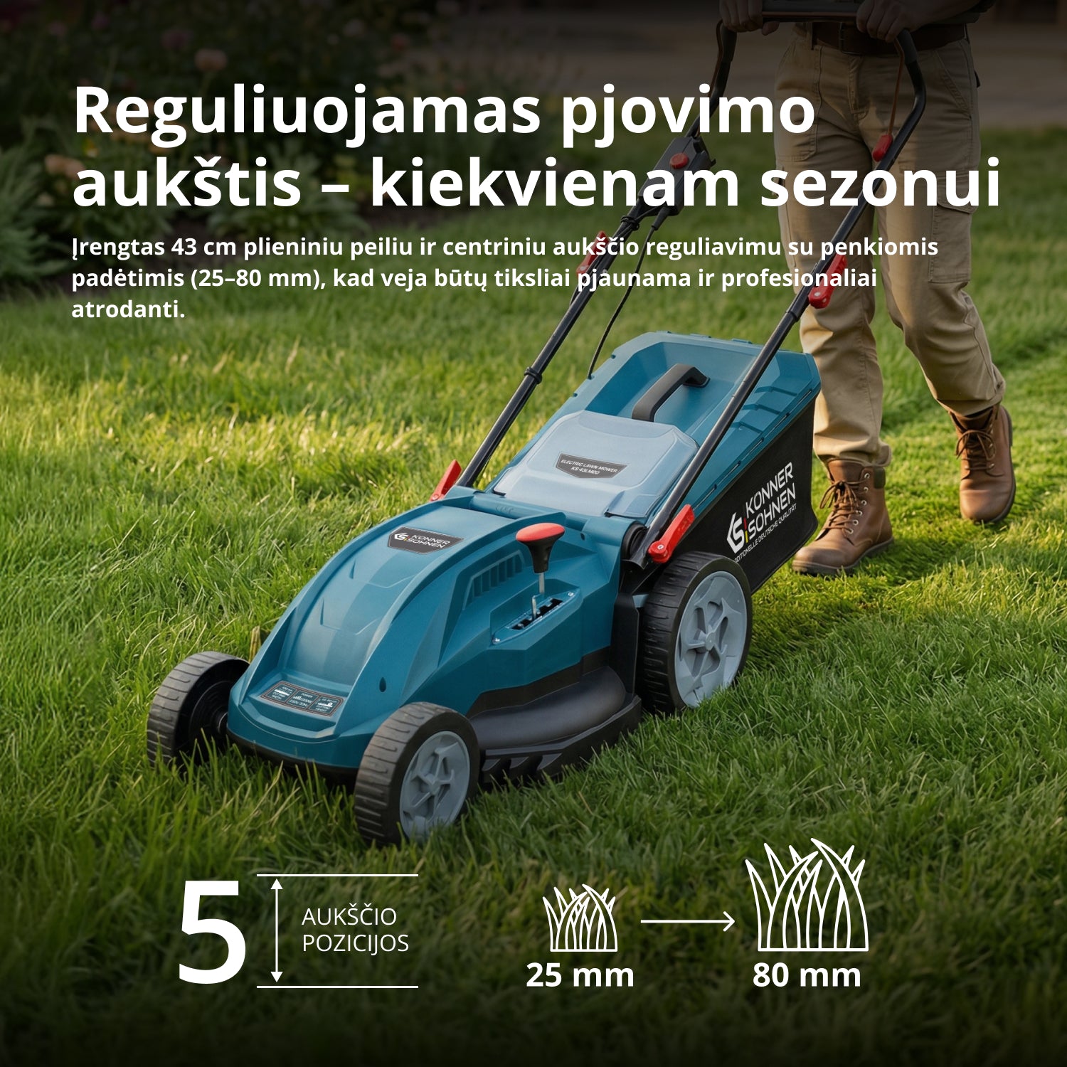 Elektrinė vejapjovė KS 43LM20