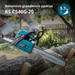 Benzininis grandininis pjūklas KS CS40G-20 thumbnail