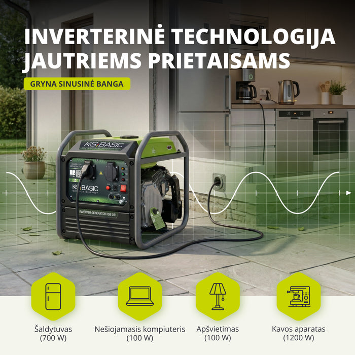 Inverterinis generatorius KSB 28i