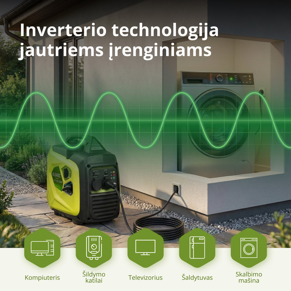 Inverterinis generatorius KSB 33i S