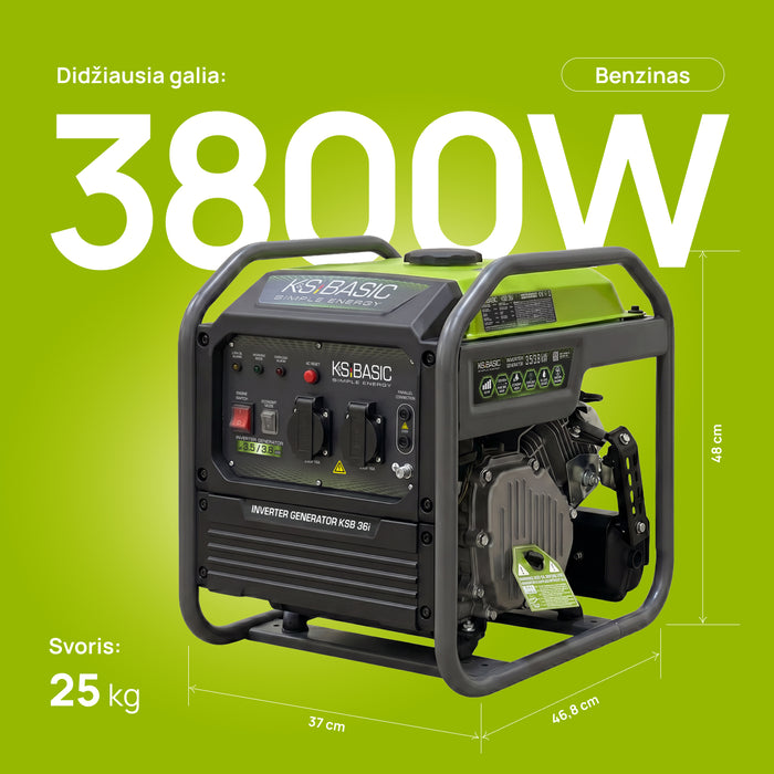 Inverterinis generatorius KSB 36i