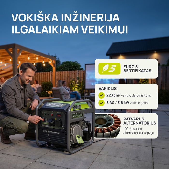 Inverterinis generatorius KSB 38i