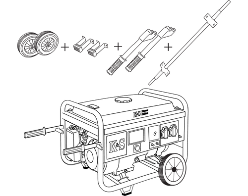 Transportavimo rinkinys KS 10 KIT
